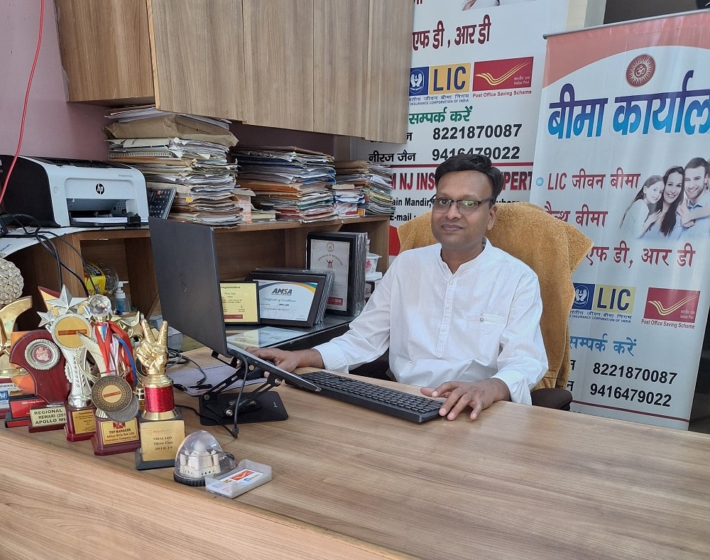 Niraj Jain founder of OM NJ Insurance Expert Dharuhera